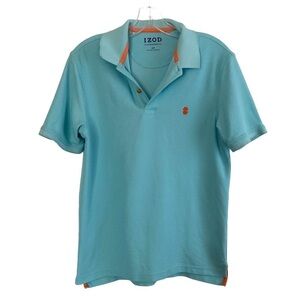 Izod Men’s Light Blue Short Sleeve Polo Size Small
